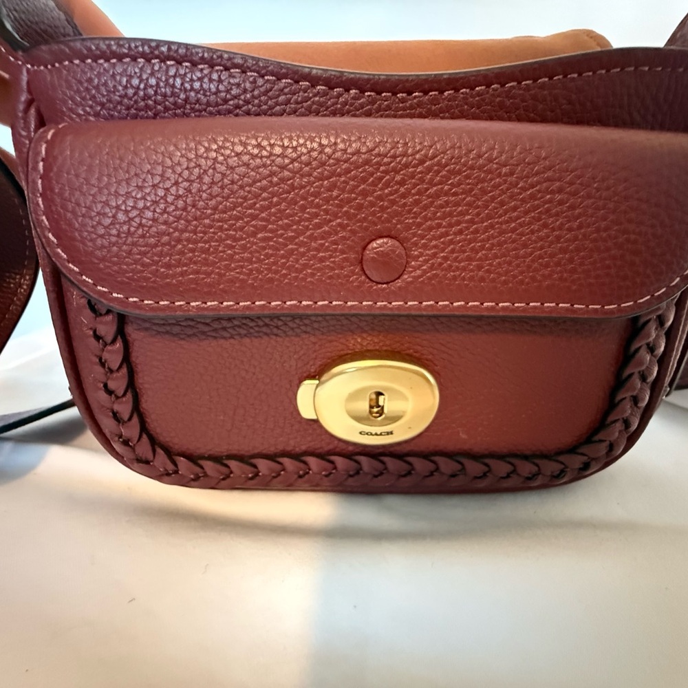 Coach Tabby 19 Braided Leather Crossbody - Picture 7 of 9